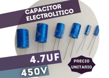 CAPACITOR ELECTROLITICO RADIAL 4.7UF 450V