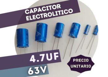 CAPACITOR ELECTROLITICO RADIAL 4.7UF 63V (5x11mm)