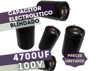 CAPACITOR ELECTROLITICO RADIAL 4700UF 100V (35x45mm) BLINDADO
