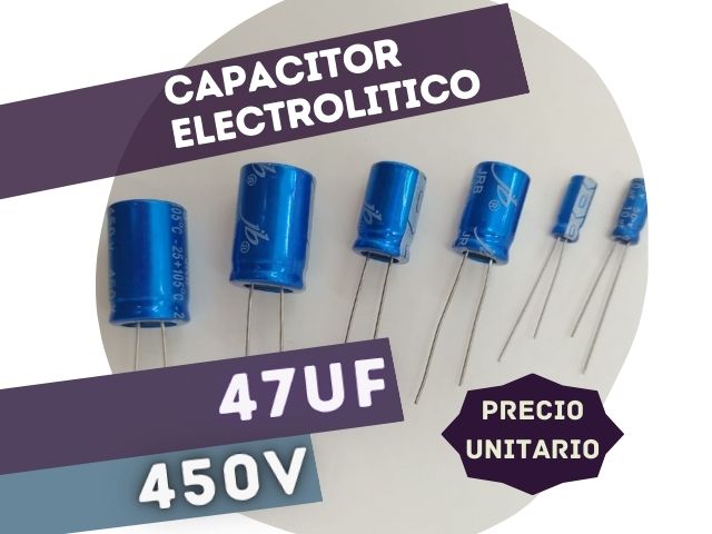 CAPACITOR ELECTROLITICO RADIAL 47UF 450V