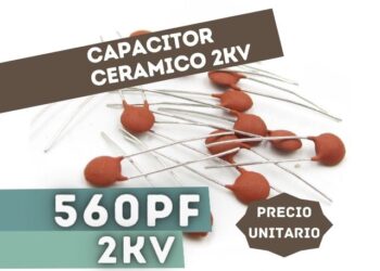 CAPACITOR CERAMICO DISCO 560PF 2000V