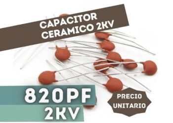 CAPACITOR CERAMICO 820PF 2000V