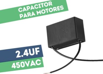 CAPACITOR PROPILENO 2.4UF 450VAC P/MOTORES CUADRADO