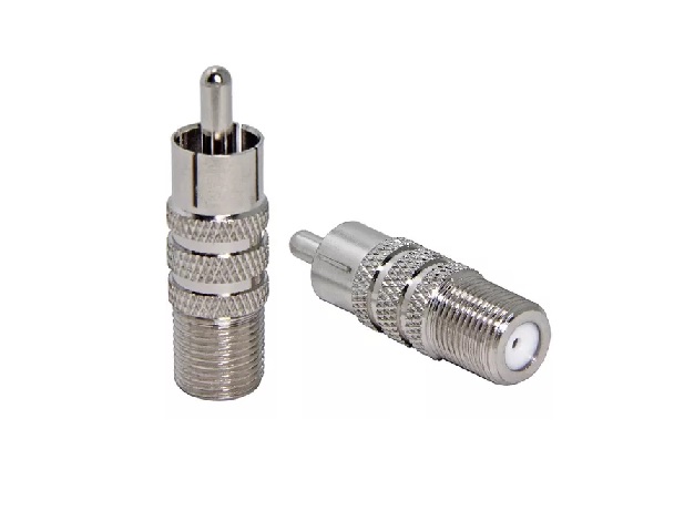 ADAPTADOR CONECTOR F HEMBRA / RCA MACHO