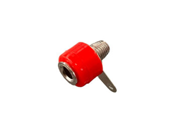 JK-BAN01 CONECTOR JACK BANANA p/CHASIS ROJO