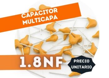 CAPACITOR MULTICAPA 1.8NF X7R +/-10% 50V P=2.54