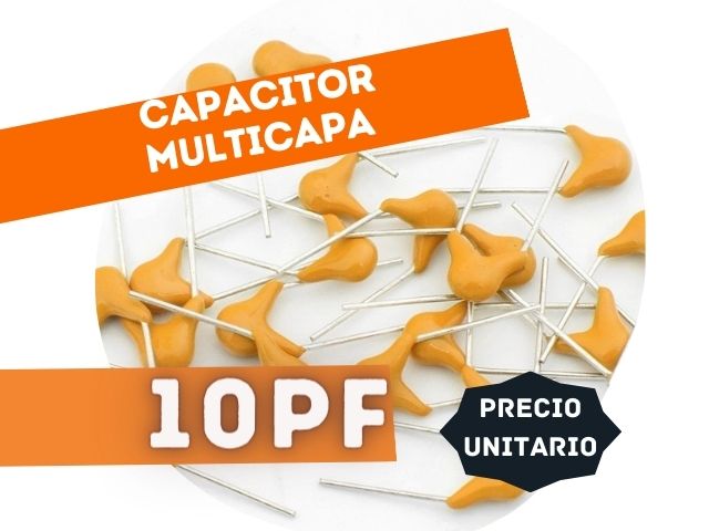 CAPACITOR MULTICAPA 10PF NP0 +/-5% 50V P=2.54