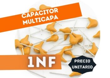 CAPACITOR MULTICAPA 1NF X7R +/-10% 50V P=2.54