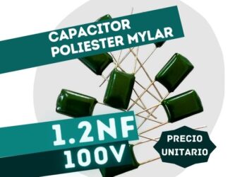 CAPACITOR POLIESTER MYLAR 1.2NF x 100V