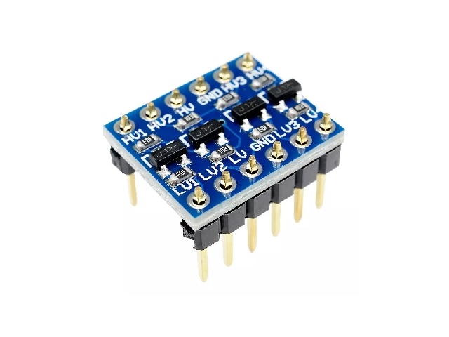 ADAPTADOR DE NIVELES 5V 3.3V 4 CANALES ##