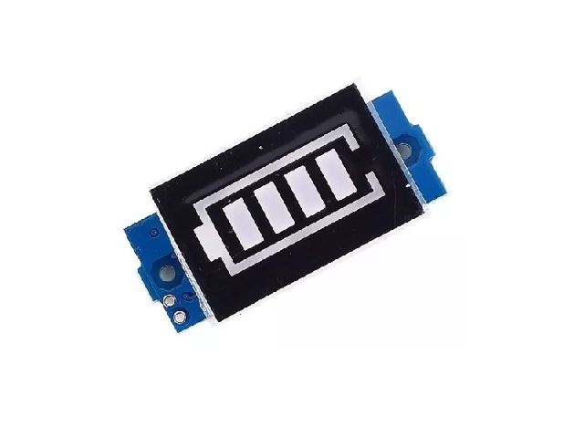 MODULO INDICADOR CAPACIDAD DE 4 BATERIAS 18650 Li-po