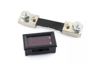 VOLTIMETRO AMPERIMETRO DC 100V 100A CON SHUNT 100A ##