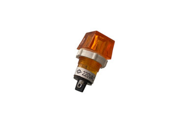 OJO DE BUEY 220V CUADRADO PLASTICO AMARILLO