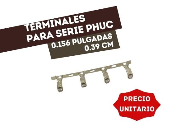TERMINAL 5A 250V CONTACTO 4 CARAS P/SERIE PHUC