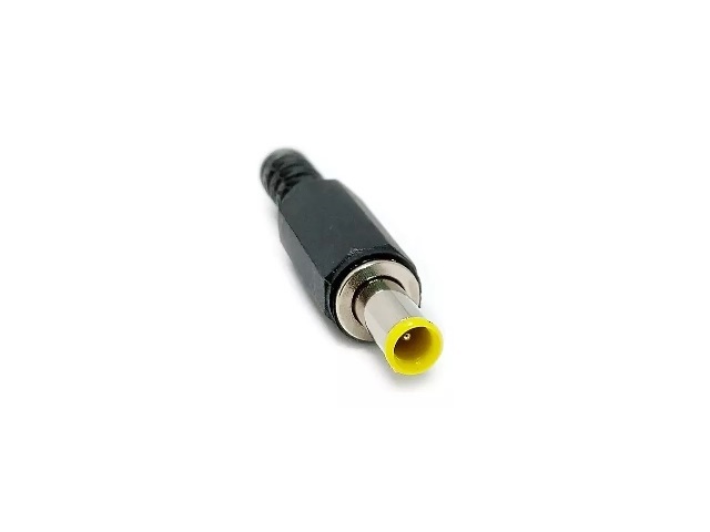 CONECTOR PLUG DC PIN CENTRAL 6mm