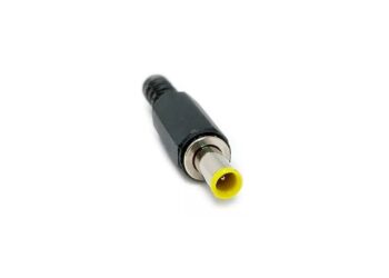 CONECTOR PLUG DC PIN CENTRAL 6mm