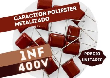 CAPACITOR POLIESTER METALIZADO 1nF 400V