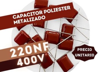 CAPACITOR POLIESTER METALIZADO 220nF 400V