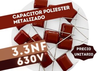 CAPACITOR POLIESTER METALIZADO 3.3nF 630V