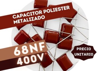 CAPACITOR POLIESTER METALIZADO 68nF 400V