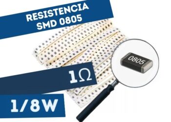 GAB 34 | CHIP RESISTENCIA 1E 1/8W 5% (SMD)