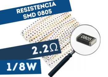 GAB 34 | CHIP RESISTENCIA 2E2 1/8W 5% (SMD)