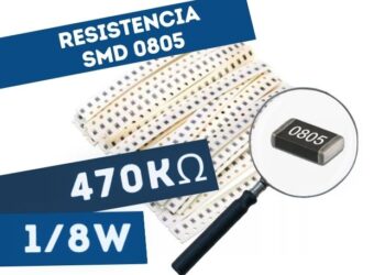 GAB 29 | CHIP RESISTENCIA 470K 1/8W 5% (SMD)