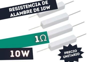 RESISTENCIA 1E 10W ALAMBRE 5%