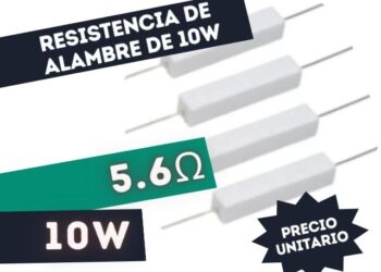 RESISTENCIA 5E6 10W ALAMBRE 5%