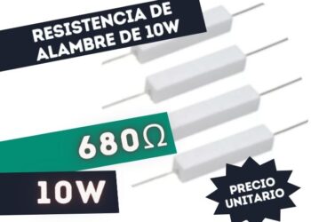 RESISTENCIA 680E 10W ALAMBRE 5%