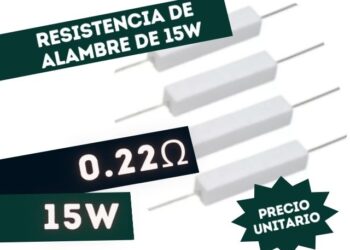 RESISTENCIA 0.22E 15W ALAMBRE 5%