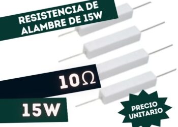 RESISTENCIA 10E 15W ALAMBRE 5%