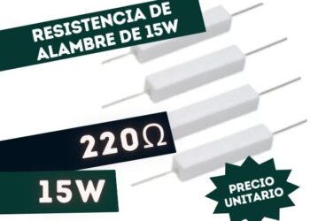RESISTENCIA 220E 15W ALAMBRE 5%