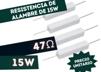RESISTENCIA 47E 15W ALAMBRE 5%