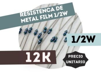 SFR16S RESISTENCIA 12K 1/2W METAL FILM 5%