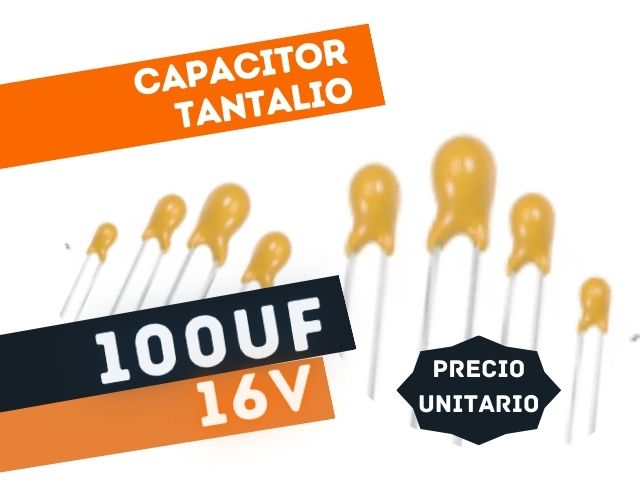 CAPACITOR TANTALIO 100UFX16V