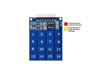 TECLADO MATRICIAL TOUCH PAD TTP229 16 TECLAS *
