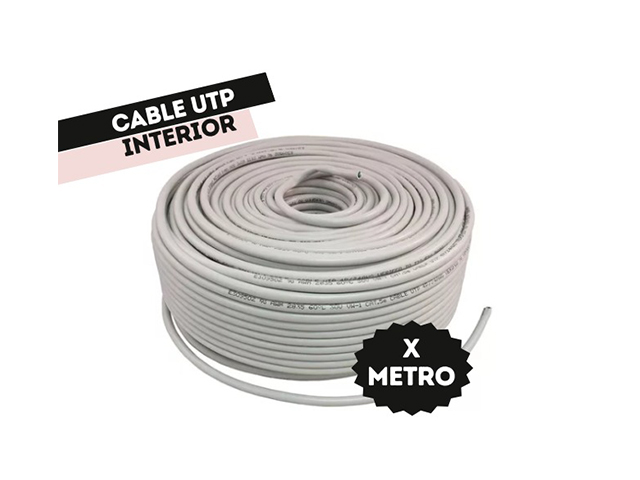 CABLE UTP PARA INTERIOR CATEGORIA 5E X METRO PARA CONECTOR RJ45