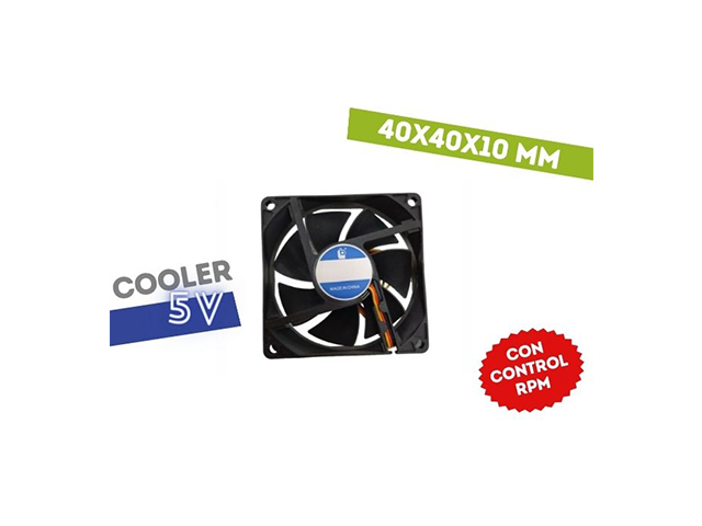 COOLER 5V 40X40X10 CONTROL RPM ARWEN BUJE