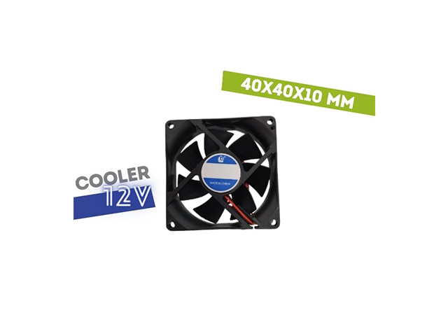 COOLER 12V 40X40X10 2 CABLES