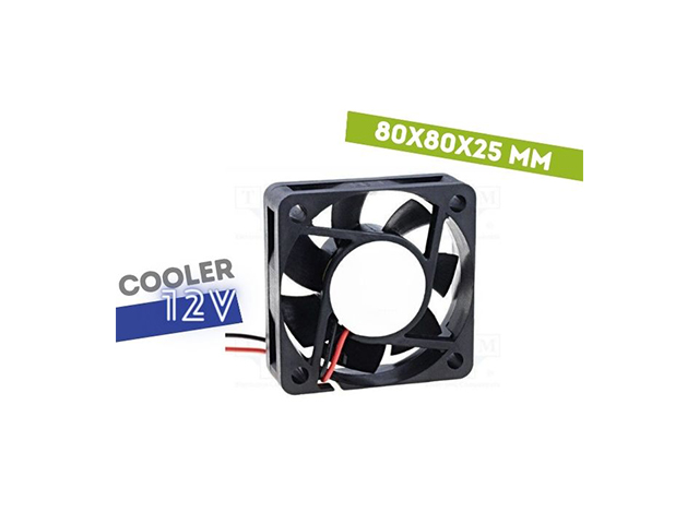 COOLER 12V 80X80X25 BUJE YPE