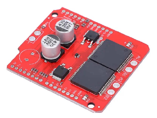 MODULO DRIVER MOTOR DC DUAL 14A C/DISIP VNH2SP30 2DC ##