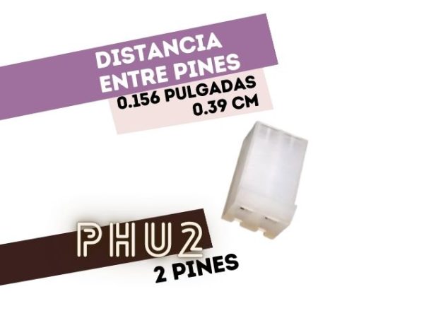 CONECTOR HEMBRA 2 VIAS .156 P/CABLE