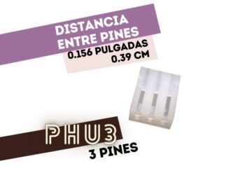 CONECTOR HEMBRA 3 VIAS .156 P/CABLE