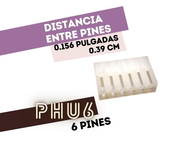 CONECTOR HEMBRA 6 VIAS .156 P/CABLE
