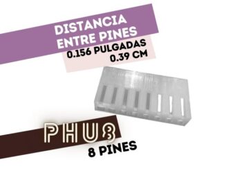 CONECTOR HEMBRA 8 VIAS .156 P/CABLE