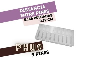 CONECTOR HEMBRA 9 VIAS .156 P/CABLE