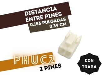 CONECTOR HEMBRA .156 2 VIAS