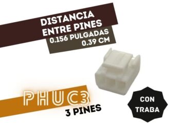 CONECTOR HEMBRA .156 3 VIAS
