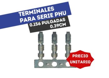 TERMINAL 5A 250V CONTACTO 1 CARA P/SERIE PHU